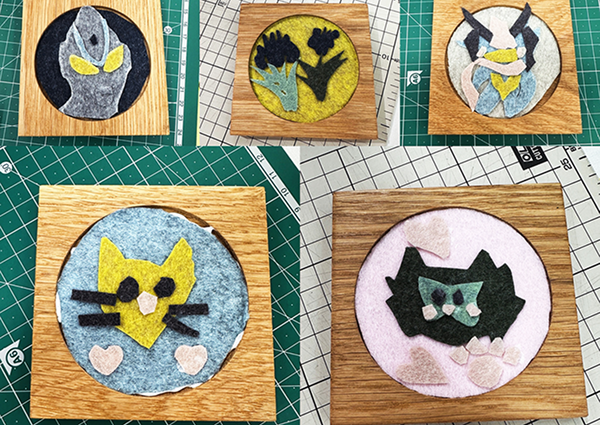 オリジナルコースター作り